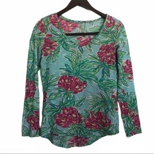 Lily Pulitzer Printed Cotton Long Sleeve Tee